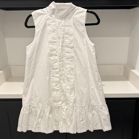 Aura Dresses & Skirts - Aura White Ruffle Casual Dress. Size S